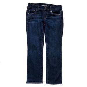 American Eagle Outfitters Dark Wash ARTIST Crop Jeans-Sz 2